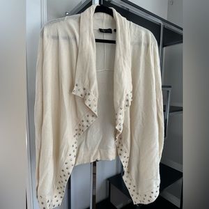 Cream cashmere cardigan
